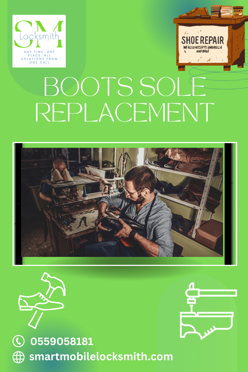 Boots Sole Replacement | SML | 🤙 0559058181